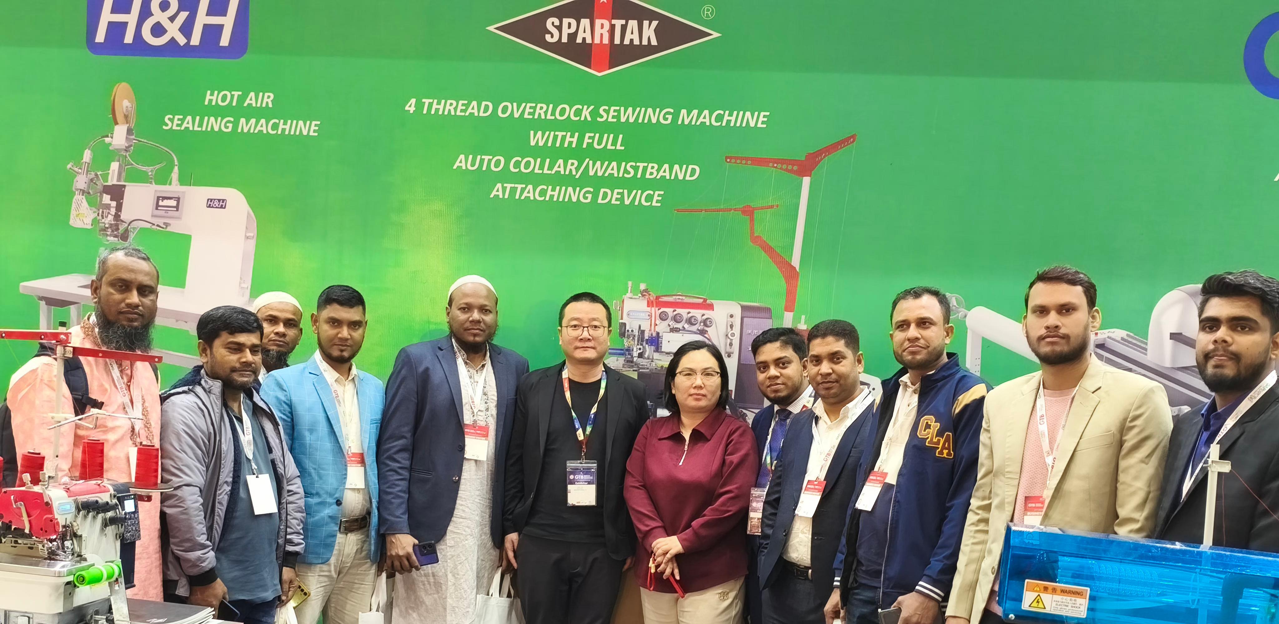 斯巴达缝纫机闪耀Intex孟加拉展：开启马年市场新篇章